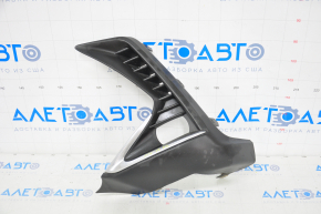 Front bumper grille left Lexus NX300 NX300h 18-21 Base, under fog lights, with chrome molding