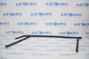 Upper front right door molding for Ford Escape MK3 13-17 matte with glass seal