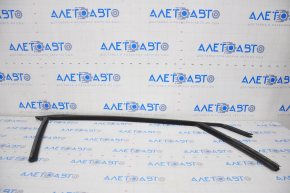 Upper front right door molding for Ford Escape MK3 13-17 matte with glass seal