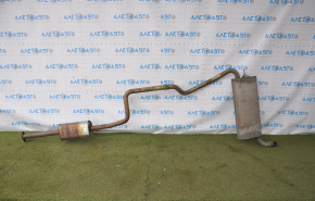 Exhaust pipe assembly without catalytic converter Ford Focus mk3 11-18 2.0 type 1, bolts sawed off, dented