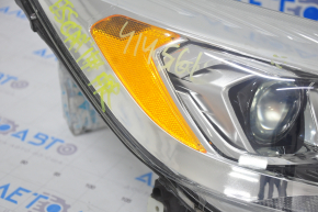 Headlight front right complete Ford Escape MK3 17-19 rest halogen+led, light, varnish peeled, sand