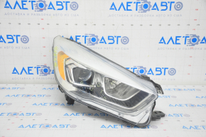Headlight front right complete Ford Escape MK3 17-19 rest halogen+led, light, varnish peeled, sand