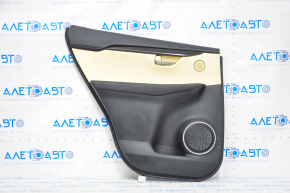 Door trim card rear left Lexus NX300 NX300h 18-20 black with beige insert, for dry cleaning