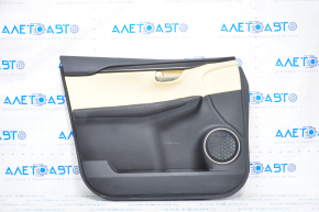 Door trim card front left Lexus NX300 NX300h 18-20 black with beige insert, for dry cleaning
