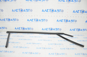 Upper front left door molding for Ford Escape MK3 13-17 matte with glass seal