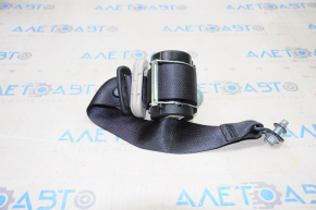 Seat belt rear left Nissan Leaf 13-17 black, worn
