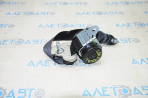 Seat belt rear left Nissan Leaf 13-17 black, worn