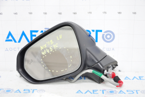 Side mirror left Lexus NX300 NX300h 18-21 15 pins, turn signal, BSM, auto-dimming, black, sand