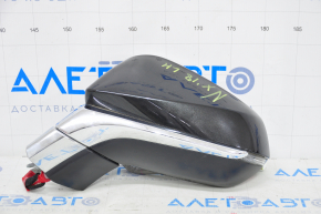 Side mirror left Lexus NX300 NX300h 18-21 15 pins, turn signal, BSM, auto-dimming, black, sand