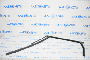 Upper rear left door molding for Ford Escape MK3 13-17 matte with glass seal