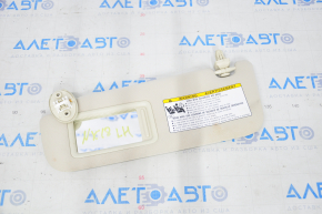 Left visor Lexus NX200t NX300 NX300h 15-21 beige, dry-cleanable
