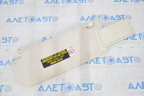 Right visor Lexus NX200t NX300 NX300h 15-21 beige, dry-cleanable