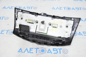 Display and climate control control Infiniti JX35 QX60 13-15 prerest, wood trim brown, scratches