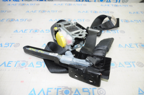 Driver's seat belt with tensioner Nissan Pathfinder 15-19 black, shot