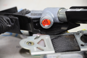 Driver's seat belt with tensioner Nissan Pathfinder 15-19 black, shot