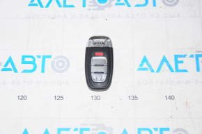 Key Audi Q5 8R 09-17 type 2, smart, 4 buttons, scratches, worn chrome