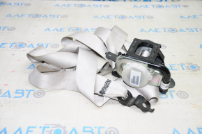 Passenger seat belt Nissan Leaf 13-17 gray, shot, for dry cleaning
