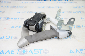 Driver's seat belt Nissan Leaf 13-17 gray, shot, for dry cleaning