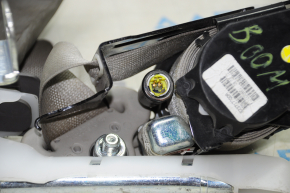 Driver's seat belt Nissan Leaf 13-17 gray, shot, for dry cleaning