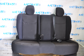 Rear row of seats 2 row Nissan Leaf 13-17 without heating, cloth black