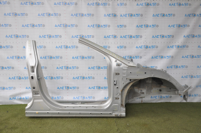 Front quarter right Hyundai Sonata 15-19 silver, with central pillar