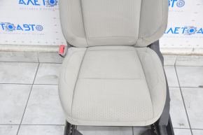 Driver's seat Ford Escape MK3 13-19 without airbag, cloth gray, electric, worn, needs cleaning