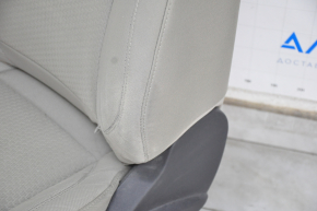 Driver's seat Ford Escape MK3 13-19 without airbag, cloth gray, electric, worn, needs cleaning