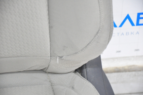 Driver's seat Ford Escape MK3 13-19 without airbag, cloth gray, electric, worn, needs cleaning