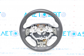 Naked steering wheel Lexus NX300 NX300h 18-21 leather, black, under petals, worn