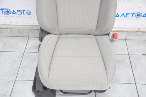 Passenger seat Ford Escape MK3 13-19 without airbag, mechanical, cloth gray, for cleaning