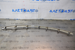 Molding chrome front bumper Nissan Leaf 13-17 sand, swollen chrome