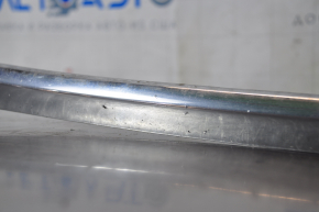 Molding chrome front bumper Nissan Leaf 13-17 sand, swollen chrome