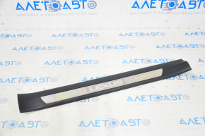 Door sill trim front left Lexus NX200t NX300 NX300h 15-21 black, chrome, butt on chrome