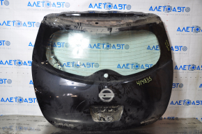 Boot door bare with glass Nissan Leaf 11-17 black KH3