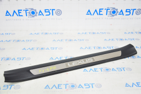 Door sill trim front right Lexus NX200t NX300 NX300h 15-21 black, chrome