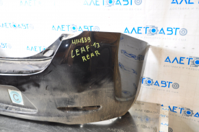 Rear bumper bare Nissan Leaf 13-17 black KH3