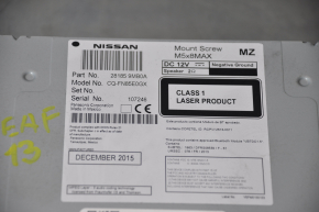 Tape recorder, radio, player Nissan Leaf 13-17