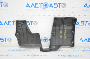 Knee pad driver Honda Civic X FC 16-21 black, scratches