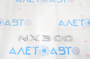 Emblem inscription NX300 tailgate Lexus NX300 18-21