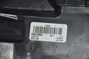 Headlight front left bare Nissan Leaf 13-17 halogen, without fastening, white cap, sand