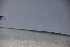 Console central armrest Nissan Leaf 13-17 cloth black, scratches, breakage crepe