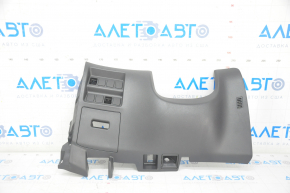 Driver's knee pad Nissan Pathfinder 13-20 black, scratches