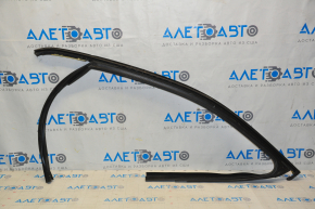 Upper door molding front right Jeep Cherokee KL 14 - chrome with glass seal, minor scratches
