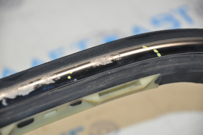 Upper door molding front right Jeep Cherokee KL 14 - chrome with glass seal, minor scratches
