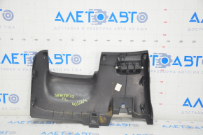 Driver's knee pad Nissan Sentra 13-19 black, scratches