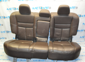 Rear row of seats 2nd row Nissan Murano z52 15-17 leather brown, scratch, scuffs