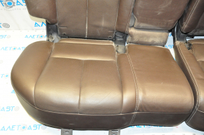 Rear row of seats 2nd row Nissan Murano z52 15-17 leather brown, scratch, scuffs