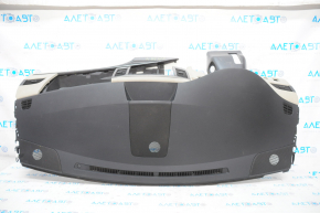 Dashboard front panel without AIRBAG Toyota Sienna 11-14 black with beige, scratches