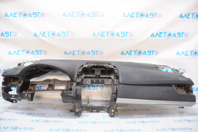 Torpedo front panel without AIRBAG Toyota Camry v50 12-14 usa naked, black, chrome insert, pressed, scratches