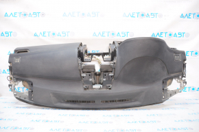 Torpedo front panel without AIRBAG Toyota Camry v50 12-14 usa naked, black, chrome insert, pressed, scratches